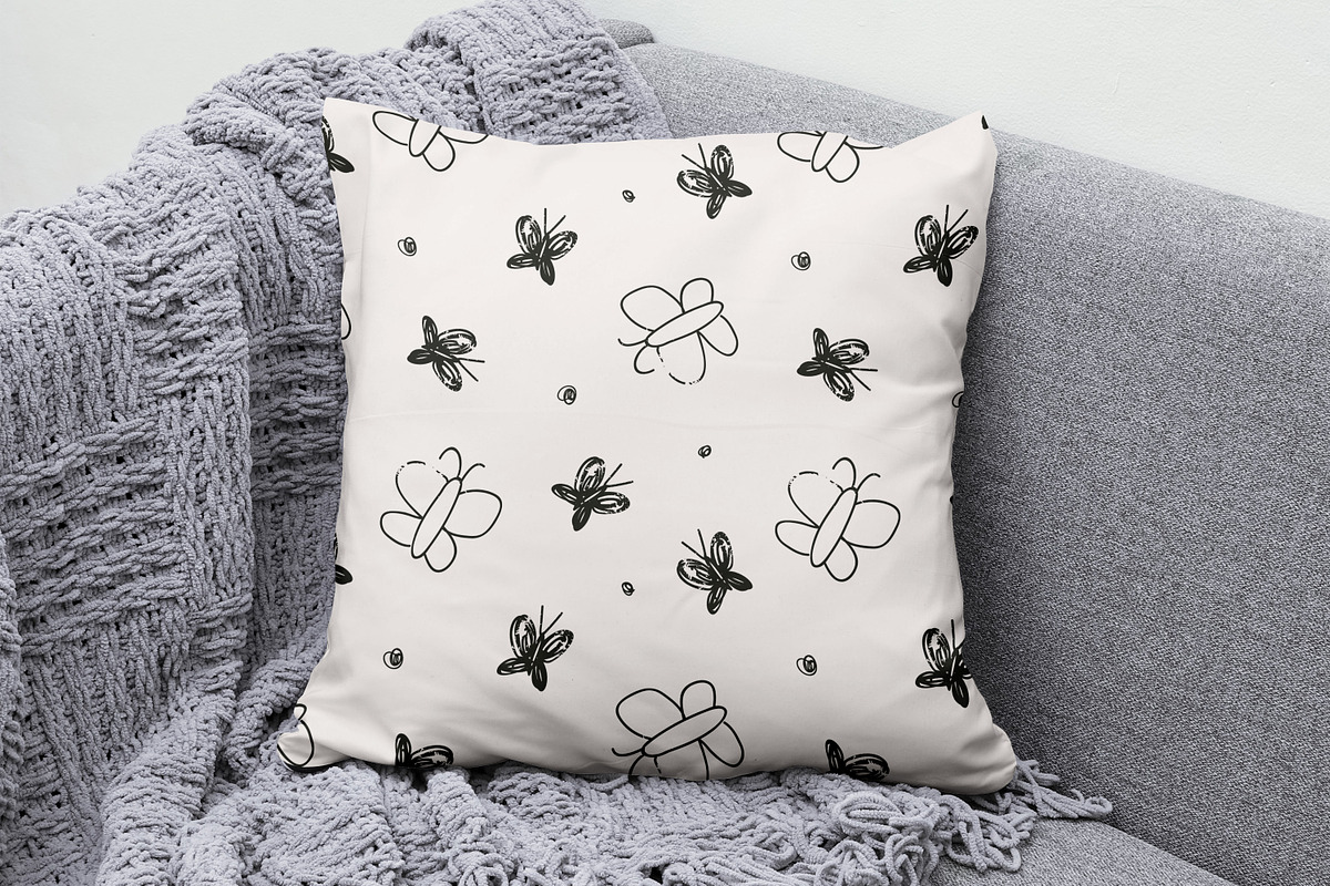 Kids doodle drawings seamess pattern, a Pattern Graphic by Good Studio (Photo 11 of 11)