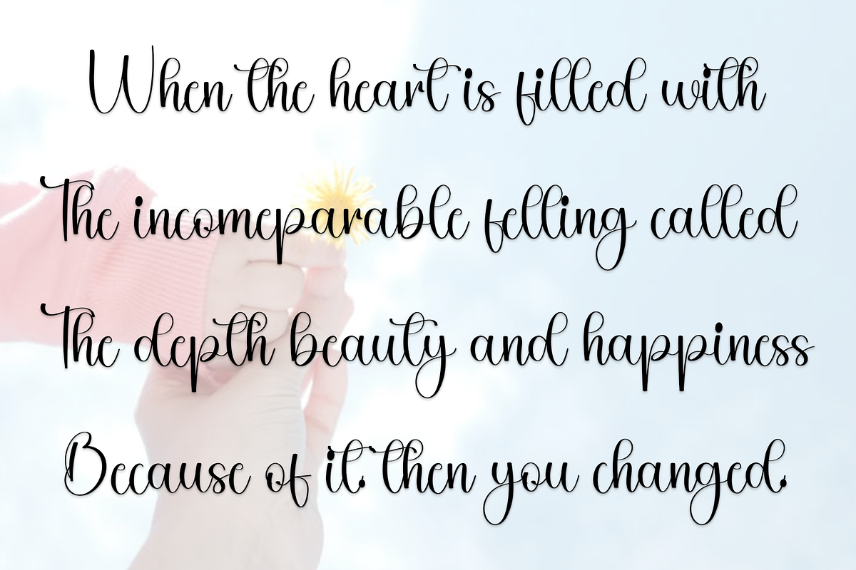 Delightfully, a Handwritten Font by FreshTypeINK (Photo 4 of 8)