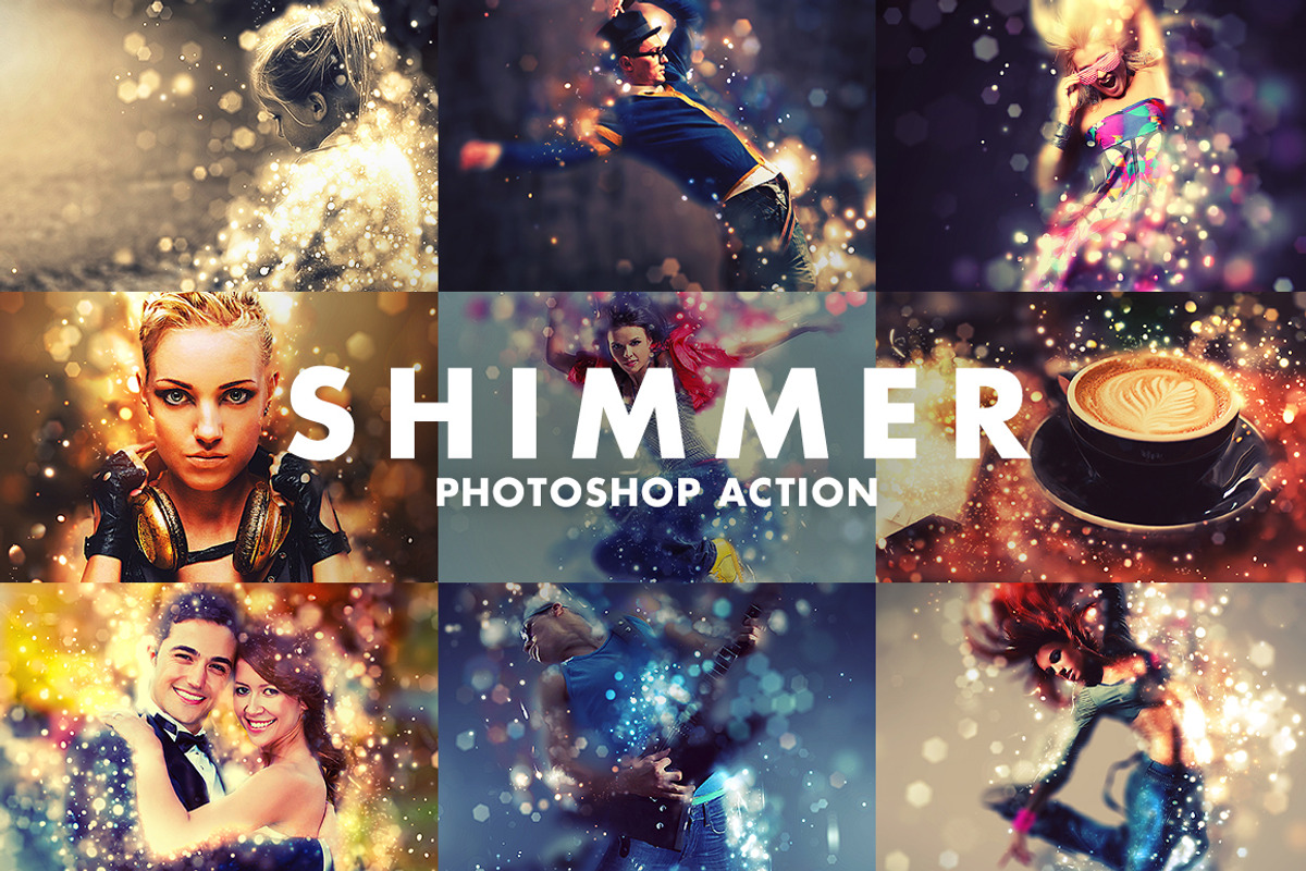 Shimmer Photoshop Action preview 4