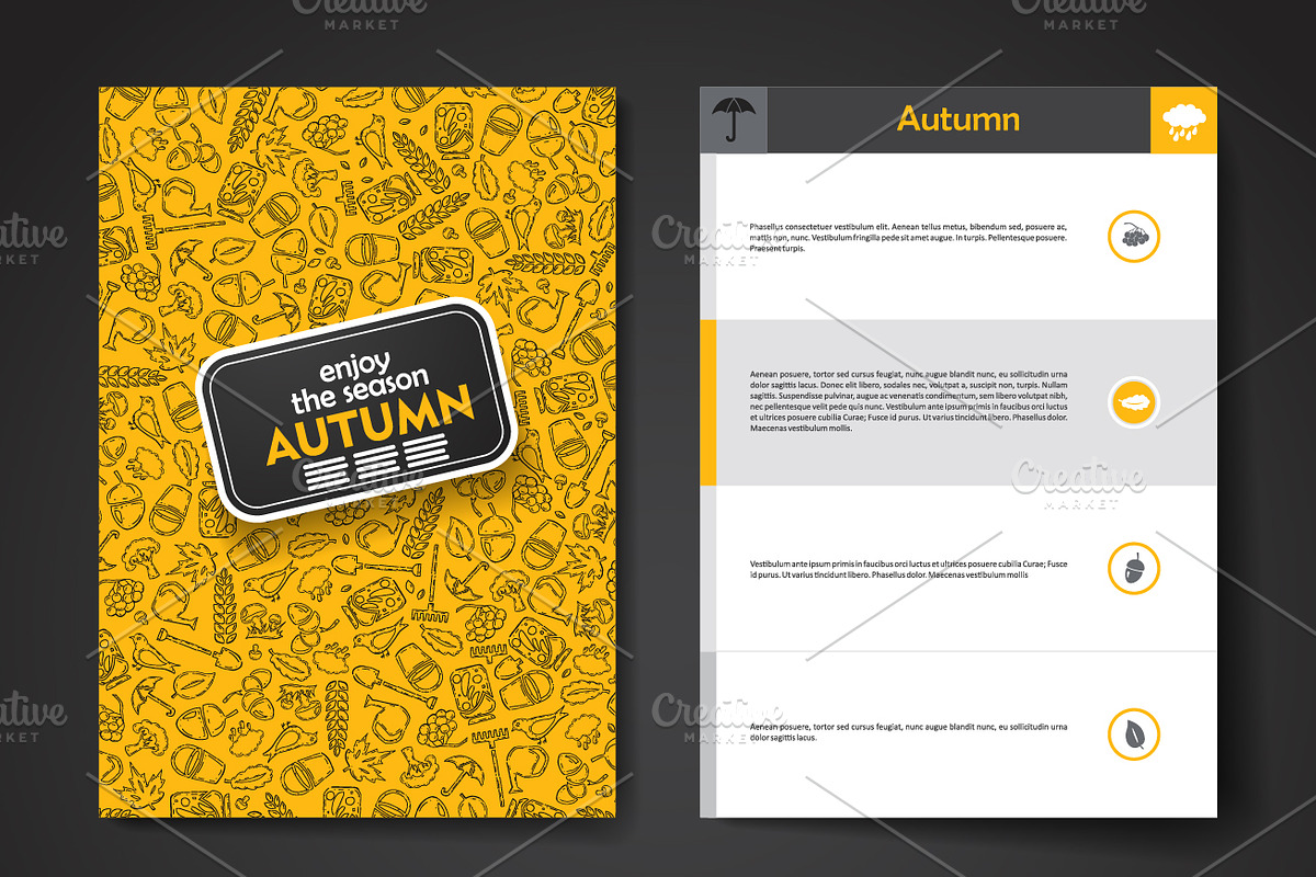 Autumn template, a Brochure Template by Palau