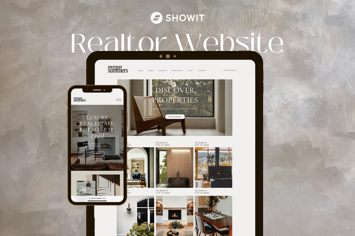 Real Estate Website Showit Template, a Squarespace Template by Warmsoulgallery (Photo 1 of 10)