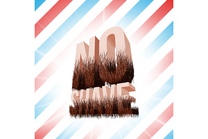 No Shave November Lettering With