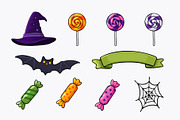Halloween Clipart Vector (45), a Seasonal Illustration by Iryna Denysova (Thumbnail 5 of 7)