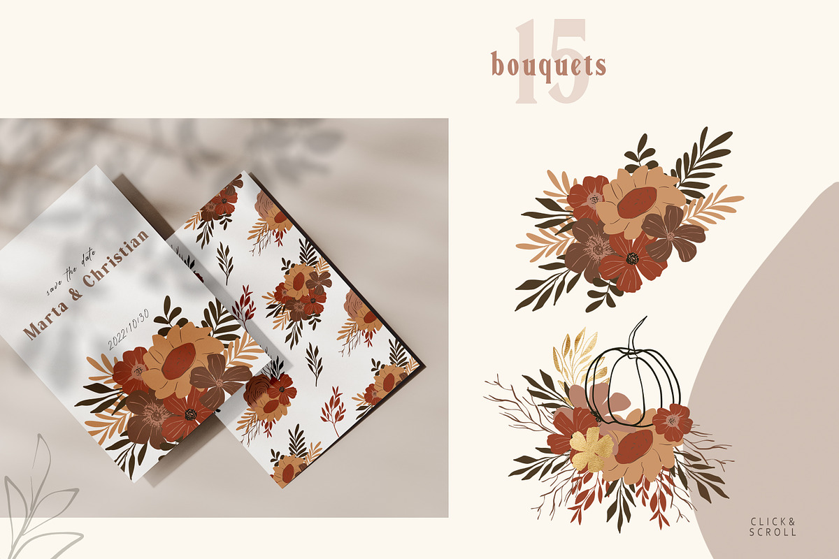Abstract fall line art collection, a Texture Illustration by Tiana Geo (Photo 5 of 13)