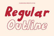CS Adelmo Pixel, a Sans Serif Font by Craft Supply Co. (Thumbnail 4 of 8)