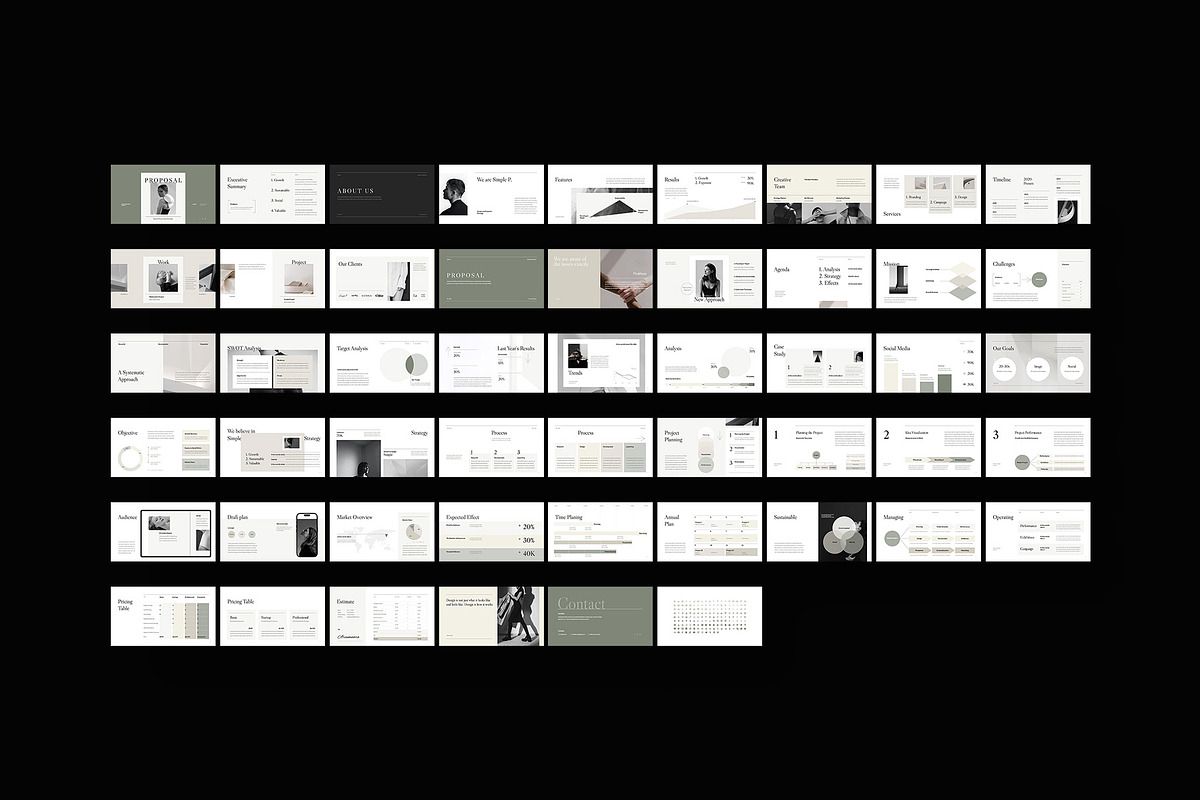Proposal Presentation Template, a Presentation Template by Simple P. (Photo 9 of 11)