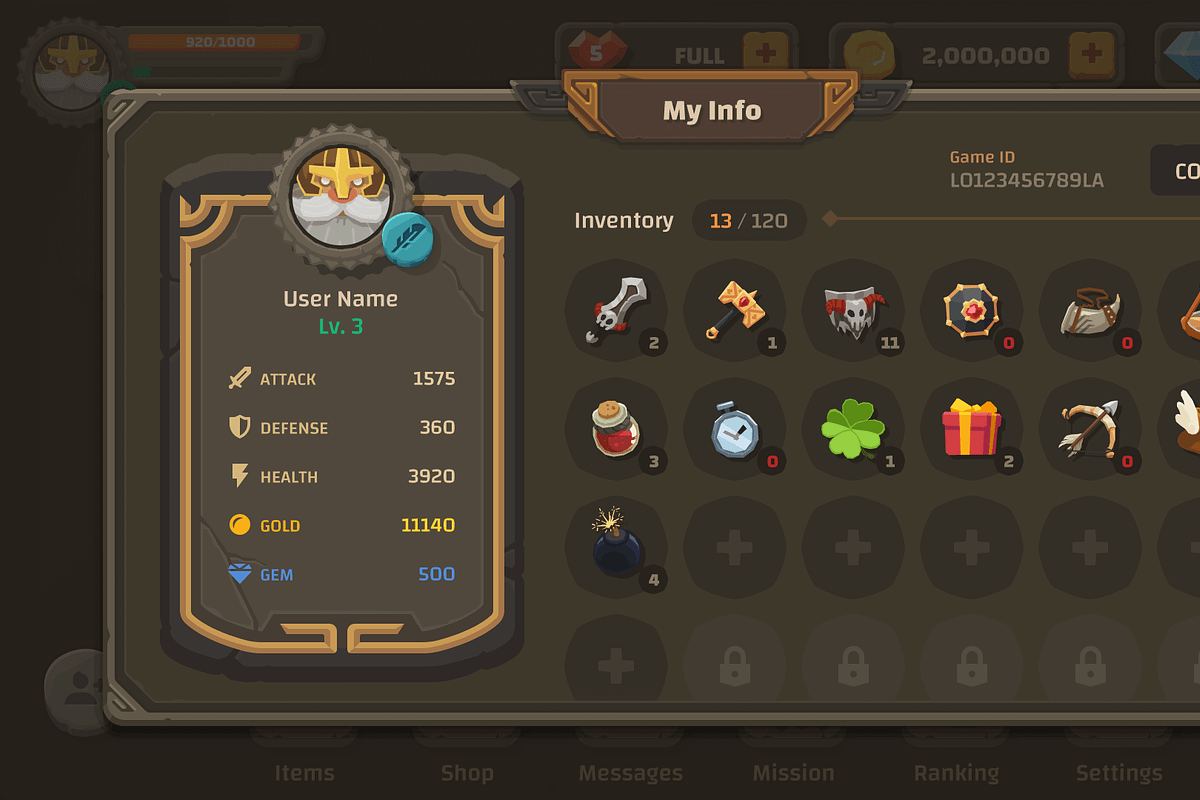 GUI - The Stone, an UI Kit Template by LAYERLAB (Photo 11 of 31)