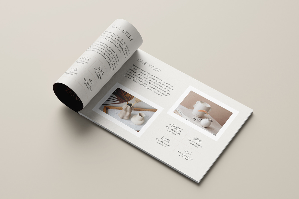 Media/Press Kit Brochure Template, a Brochure Template by RWstudio (Photo 10 of 11)