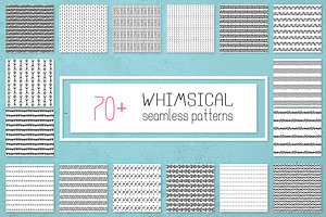 76 Whimsical inky patterns