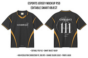 Esports Jersey Mockup PSD, a Shirt Mockup by std.badboy (Thumbnail 1 of 4)