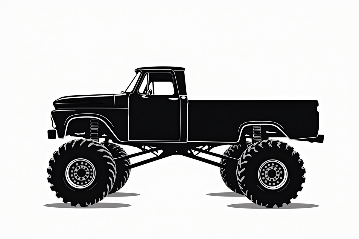 Monster Truck Collection, an Illustration by hafijul (Photo 2 of 9)
