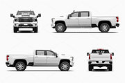 Pickup Truck Mockup 17, a Product Mockup by Mockupix (Thumbnail 11 of 12)