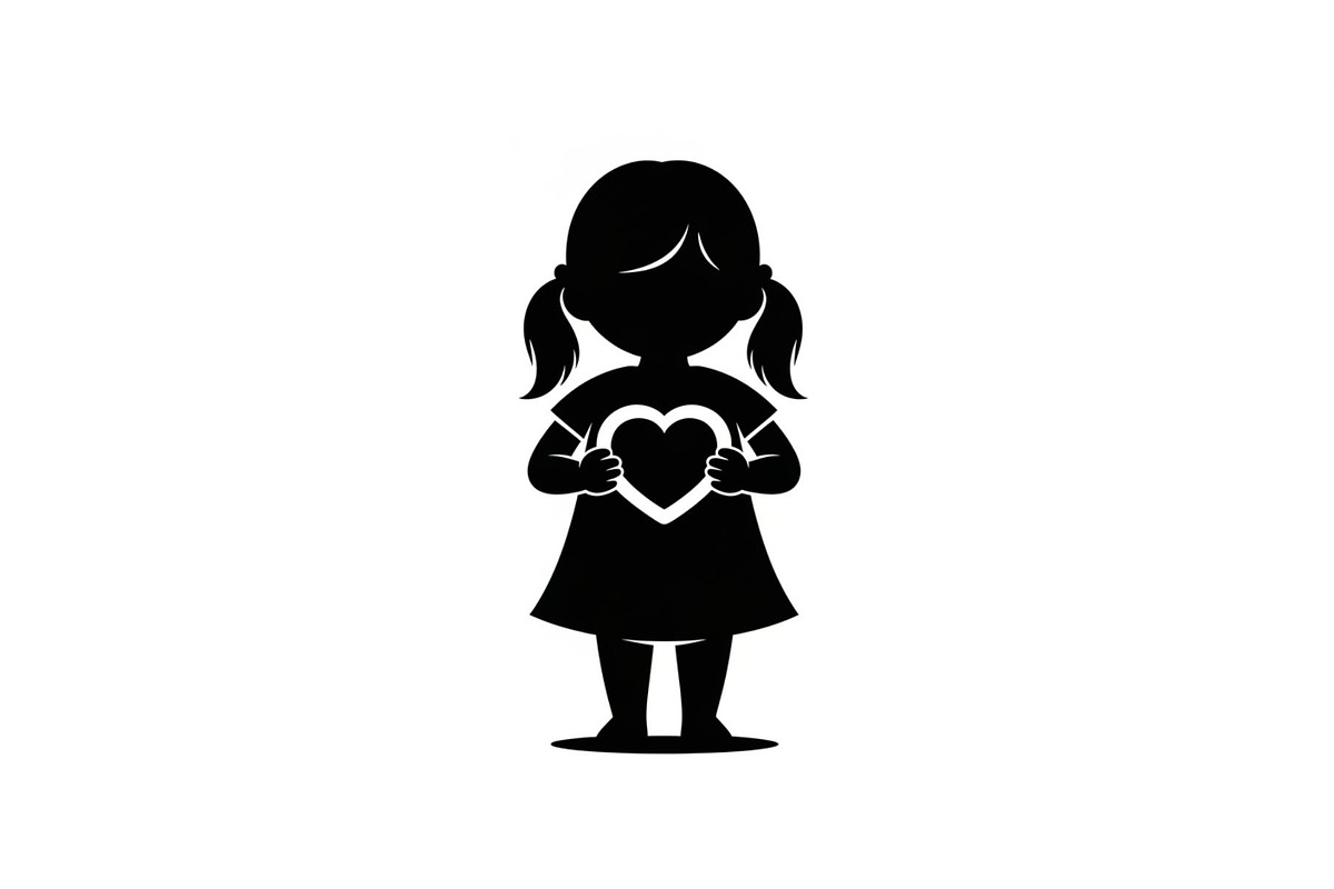 Cute Love Girl Silhouette Bundle, an Illustration by Designs_River (Photo 29 of 53)