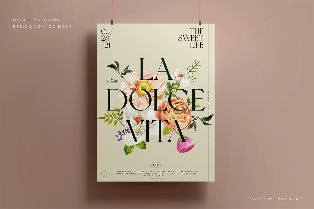 Spring Summer Flowers Watercolor, an Illustration by Rough Edges Supply Co. (Photo 9 of 10)