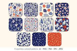 Sea Life Clipart And Patterns