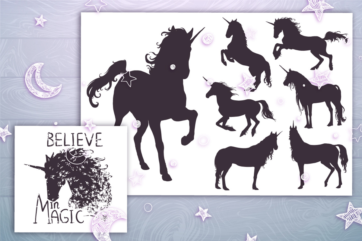 Unicorns - set 2., an Illustration by Gluiki (Photo 8 of 9)