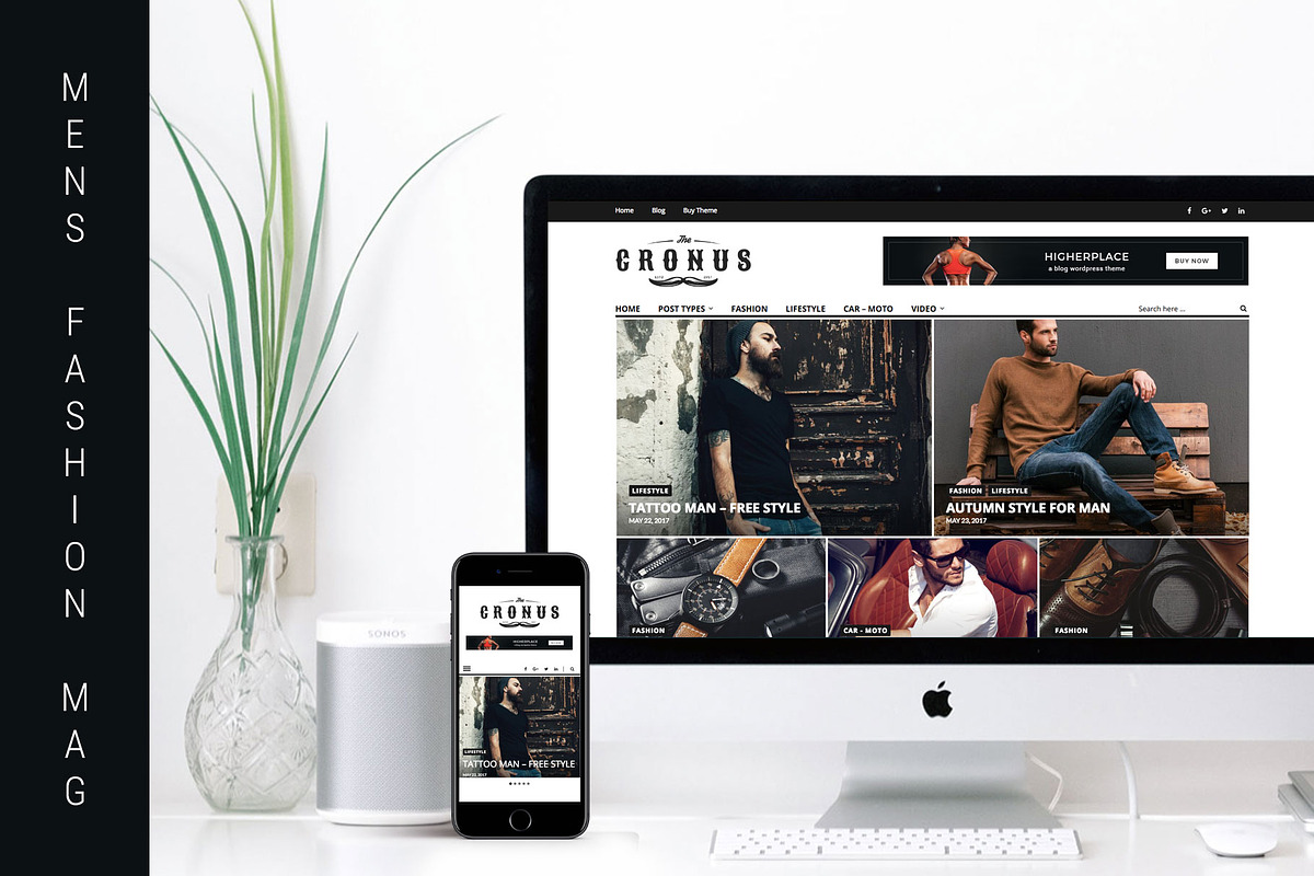 Cronus - Men's Fashion WP Magazine, a WordPress Template by EasyBlog Themes (Photo 2 of 4)