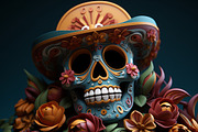 Day of the Dead. 53 images, a Seasonal Illustration by Handmadefont (Thumbnail 7 of 12)