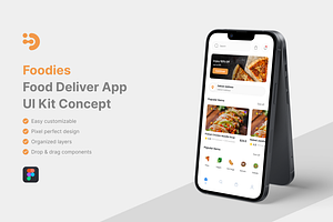 Food Deliver App UI Kit