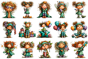 Whimsical Patriotic Fairy Clipart, an Illustration by OK Design (Thumbnail 3 of 6)