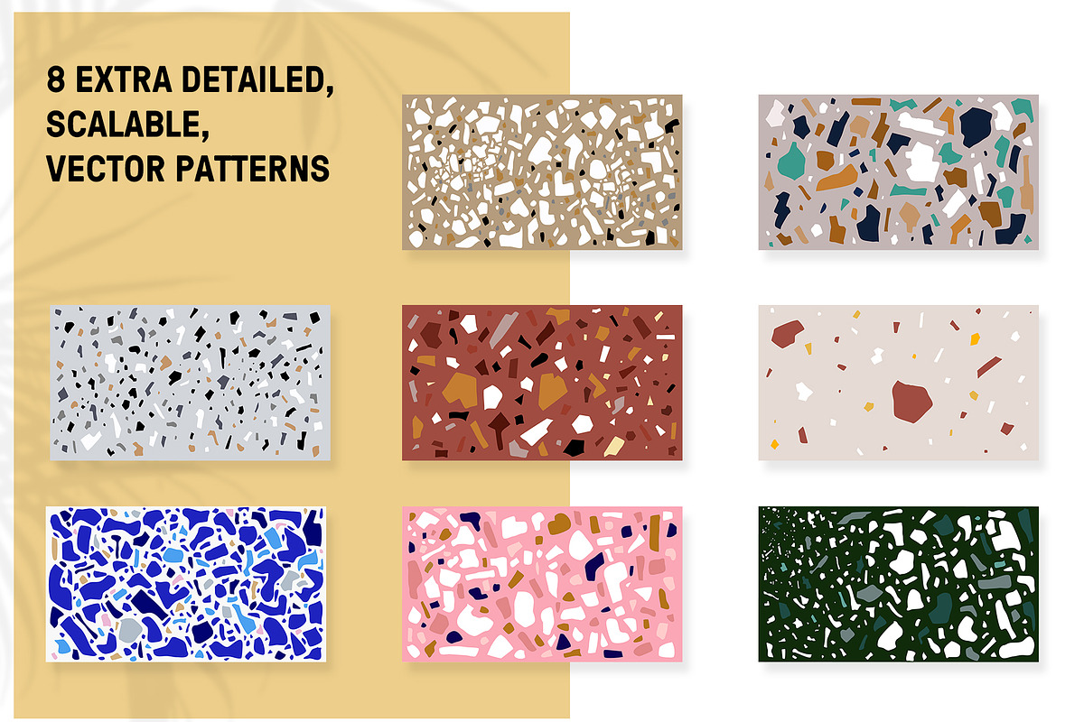 12 Terrazzo Patterns + bonus, a Pattern Graphic by Livi's Goodies (Photo 3 of 5)