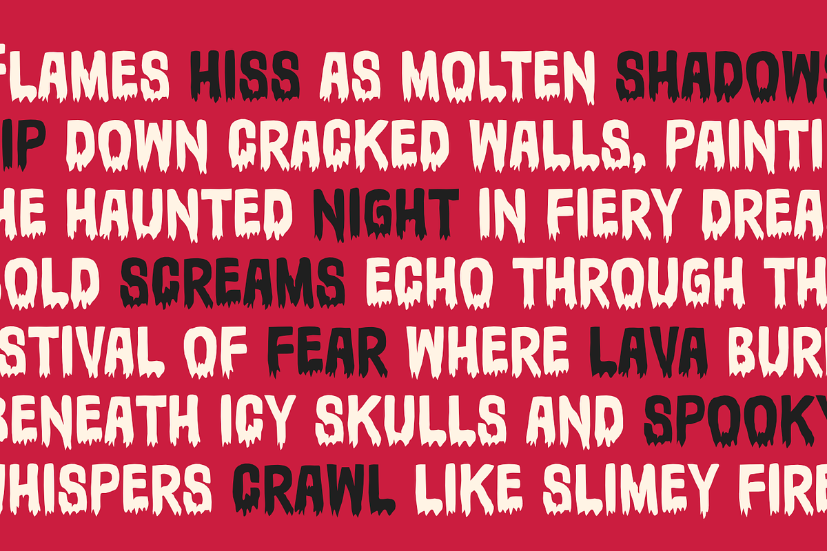 MOLTFIRE – Dripping Fire Horror Font, a Font by TypeTasty Font (Photo 6 of 10)