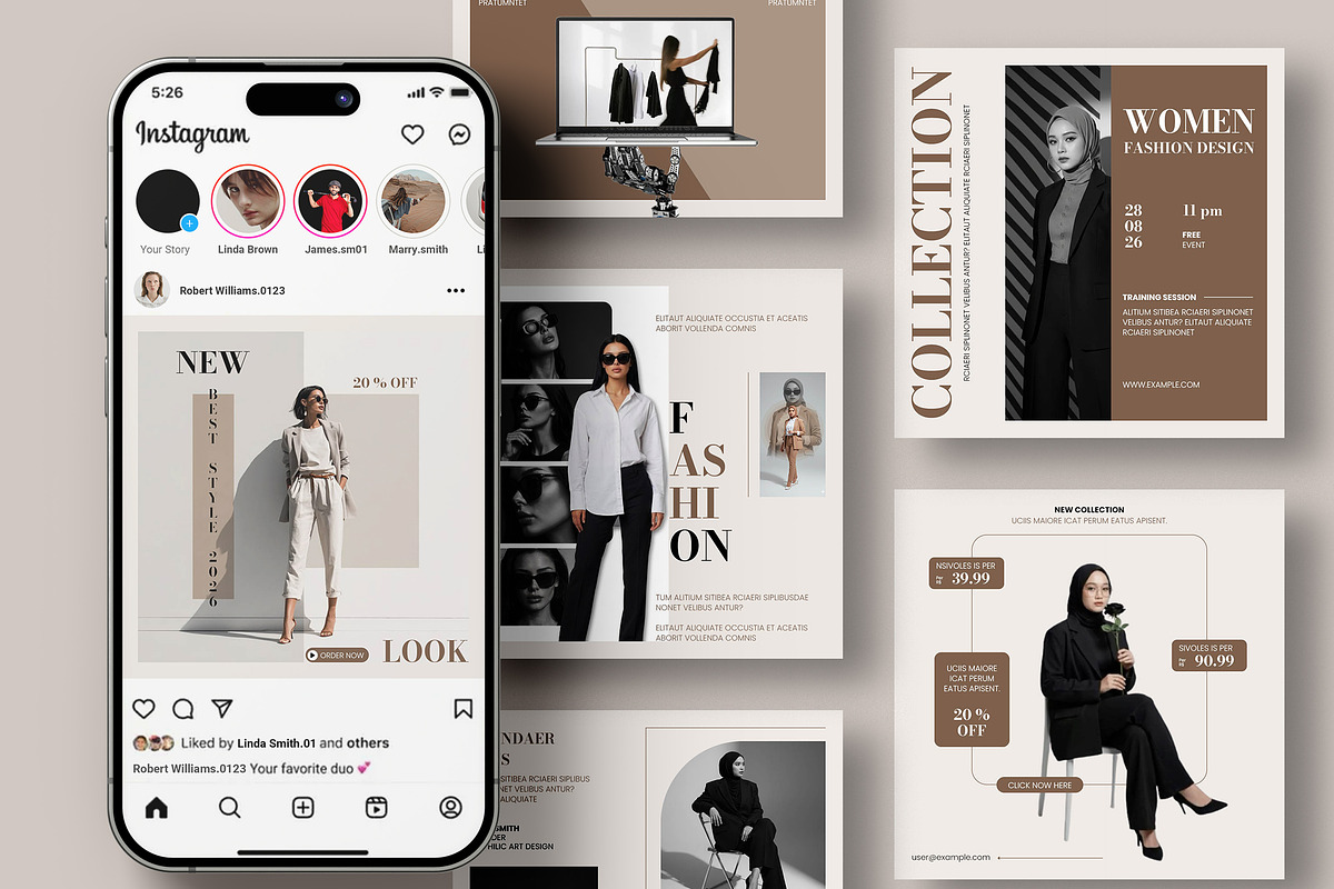 Social Media Kit Template, a Social Media Template by TemplateFolio-Shop (Photo 1 of 3)
