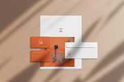 Minimalist Stationery Mockup, an Advertising Mockup by Se٧enStudio (Thumbnail 1 of 2)