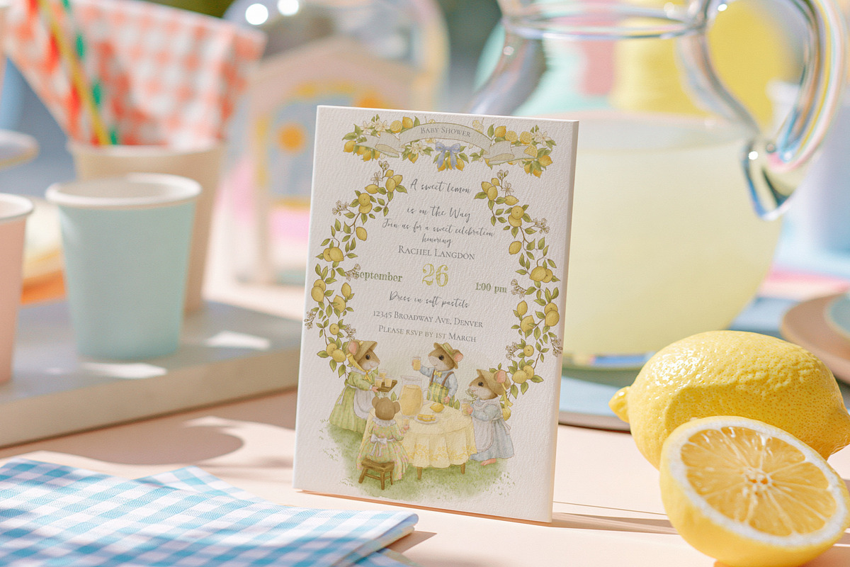 Lemon Garden Collection, a Seasonal Illustration by AlenaVlasko stock Market (Photo 3 of 10)