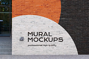 Street mural mockup bundle outdoor, an Advertising Mockup by FoundImages (Thumbnail 36 of 42)