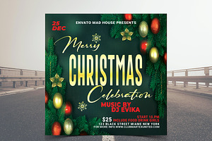 Christmas Flyer Template, a Flyer Template by Poushe Design