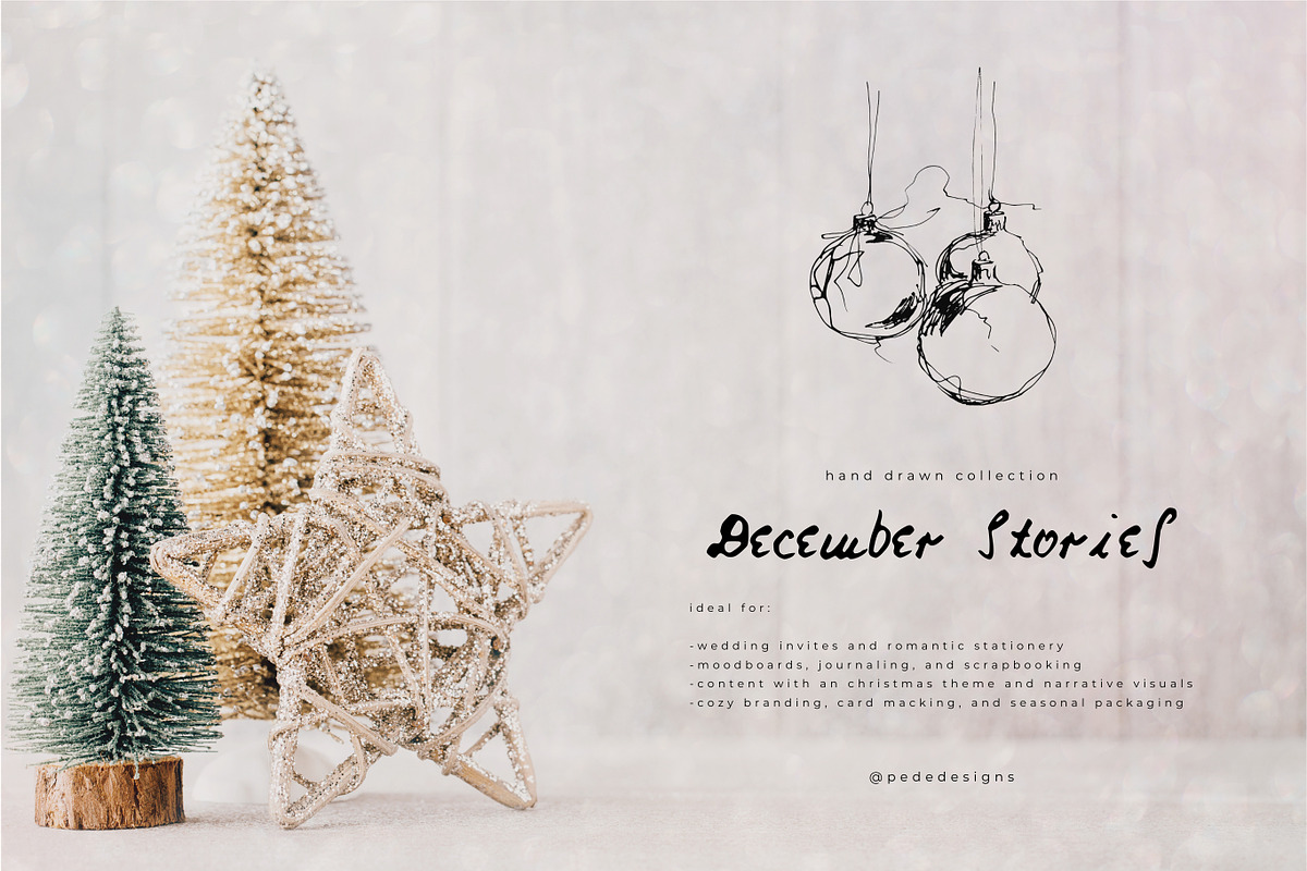 December Stories, a Seasonal Illustration by PeDe Designs (Photo 3 of 13)