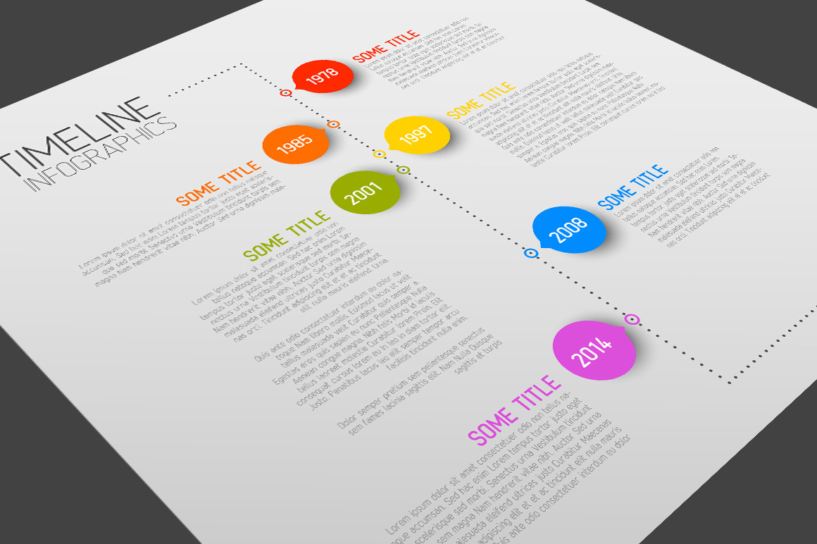 Vector Timeline Template, a Presentation Template by Orson