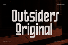 Outsiders Original Sans Serif
