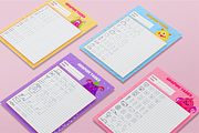 38 Graphic Drawing tasks for Kids, an Education Illustration by IuliiaSavko (Thumbnail 6 of 8)