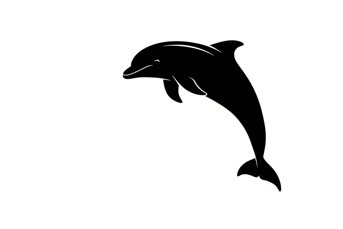 dolphin jumping silhouettes, an Illustration by Amazin_art (Photo 16 of 31)