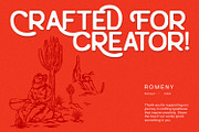 Romeny, a Sans Serif Font by Nathatype (Thumbnail 10 of 13)