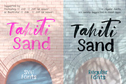 Tahiti Sand. Fonts & Graphics., a Script Font by Red Ink (Thumbnail 3 of 23)