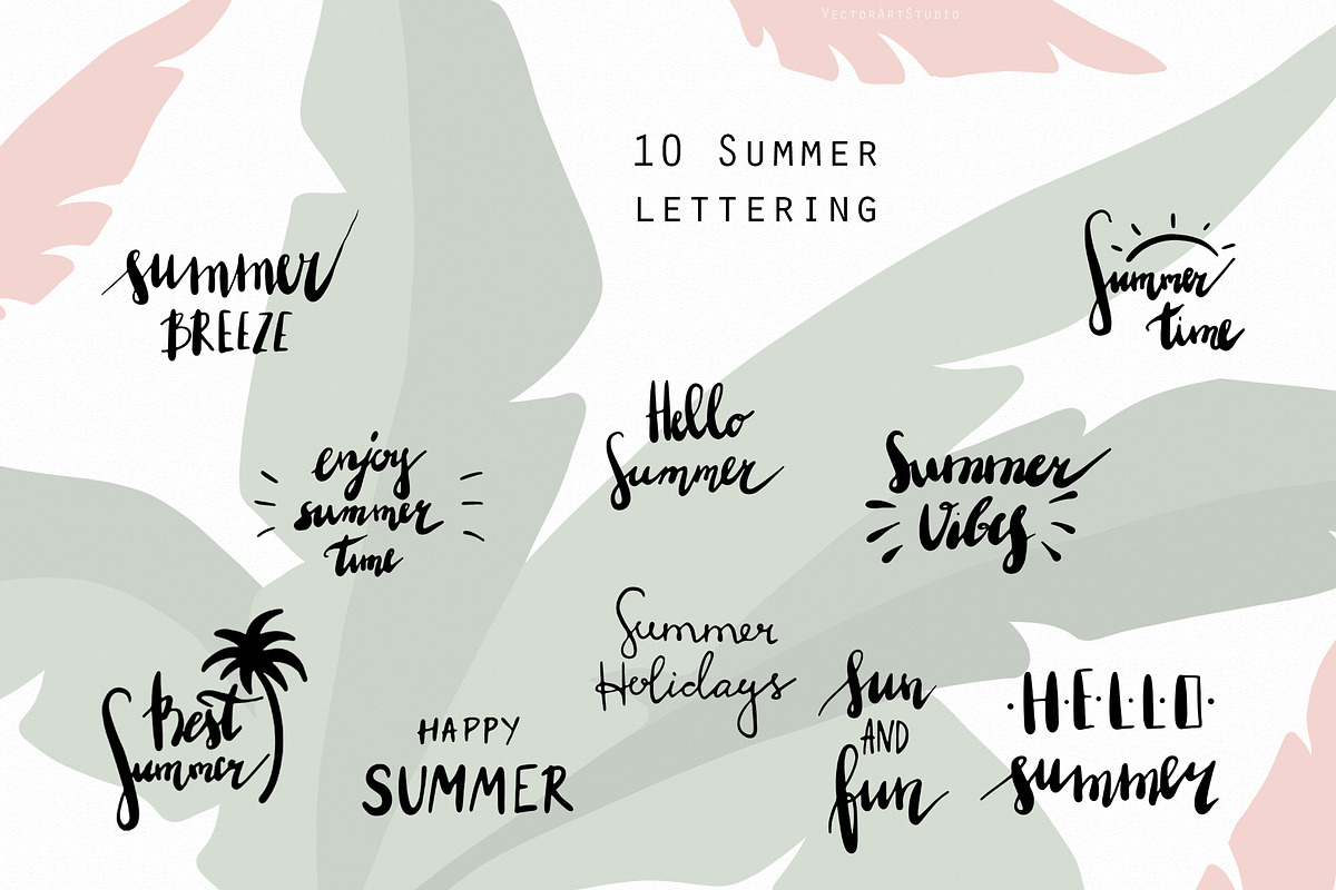 Summer time! Vector, patterns, Cards, an Illustration by SketchCliparts (Photo 5 of 7)