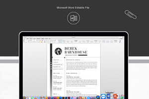 Modern Clean Word Resume Template