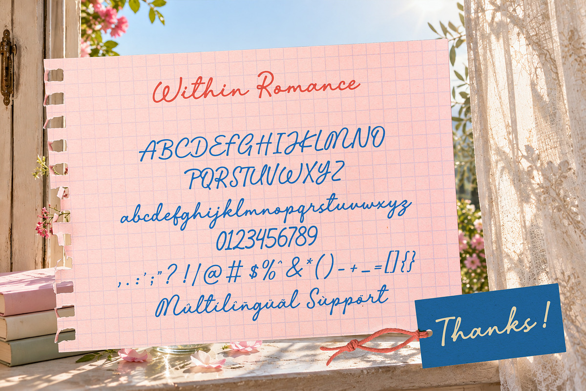 Within Romance - Cursive Script Font, a Script Font by Subectype Studio (Photo 15 of 15)