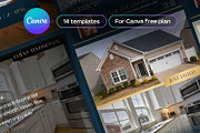 Navy & Gold Realtor Canva Templates, a Social Media Template by Evan Olsen Studios (Thumbnail 5 of 5)
