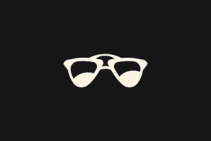 Sun Glasses Icon Clipart Vector