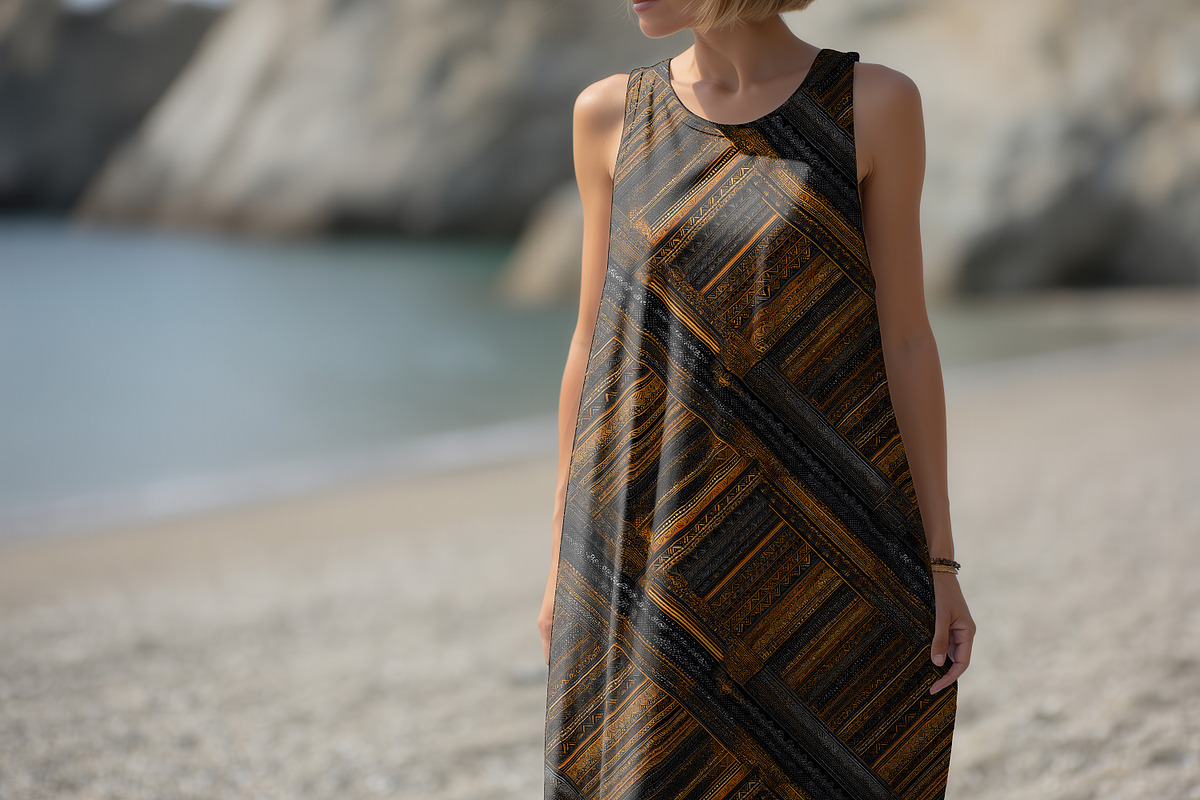Sleeveless Summer Maxi Dress Mockup, a Shirt Mockup by 1001 mockups (Photo 8 of 9)