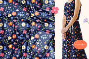 Flowers PNG Clipart Vector Patterns, a Pattern Graphic by AnnaViolet_store (Thumbnail 12 of 16)