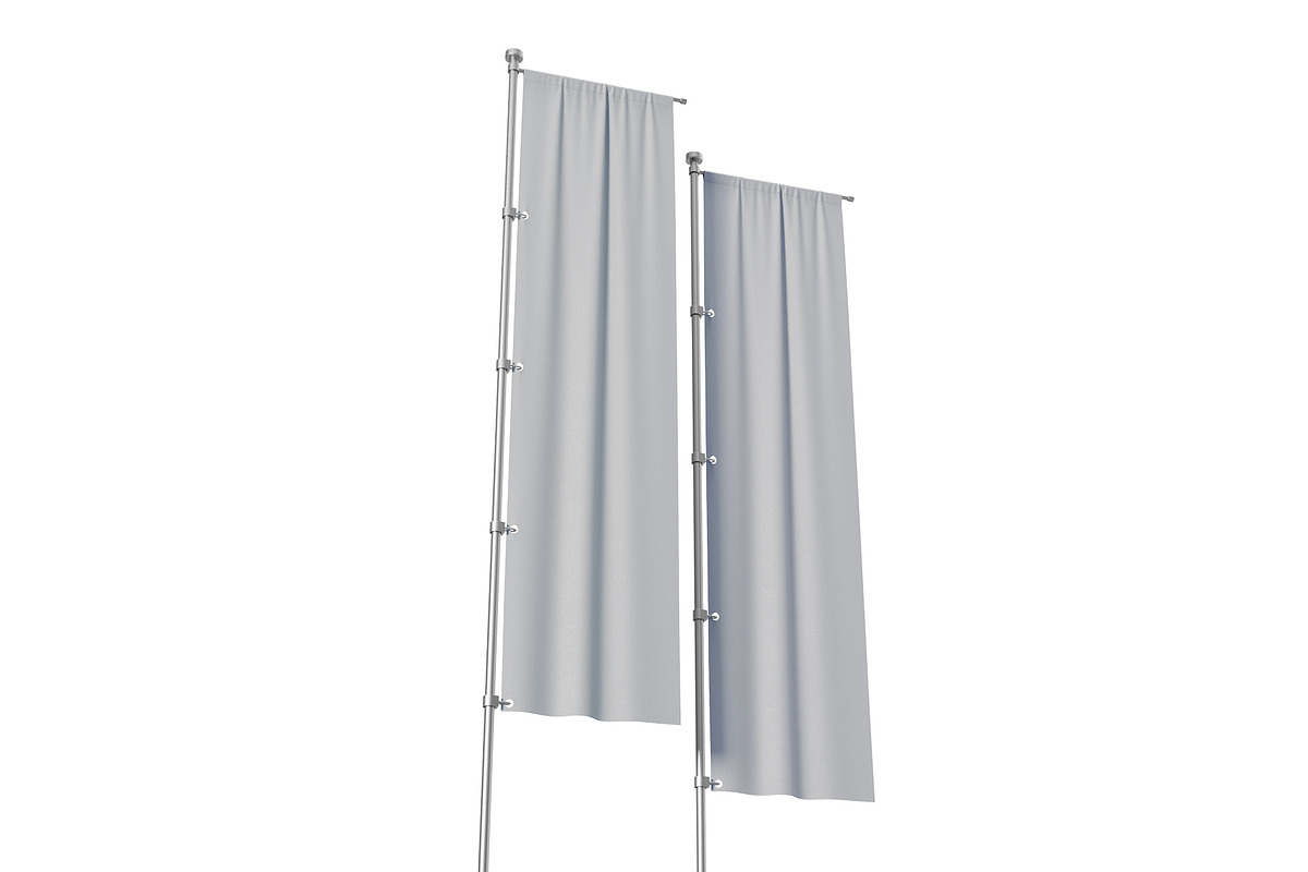 Flag Mockup, an Advertising Mockup by mockupbuys (Photo 2 of 3)