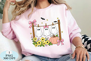 Cute Hanging Ghost Halloween PNG, a Seasonal Illustration by Daily.Designs (Thumbnail 3 of 5)