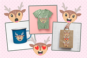 Deer Emojis, an Emoji Icon by NatBurger (Thumbnail 3 of 4)