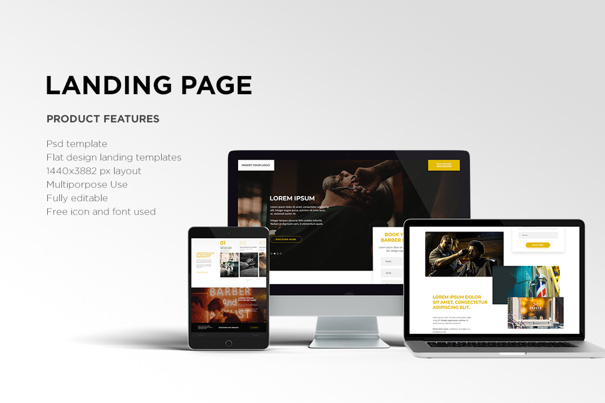 Mvp - Landing Page Multiporpose, a Landing Page Template by MVP Factory (Photo 1 of 5)