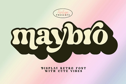 Maybro - Vintage Retro Serif Font, a Serif Font by Airotype
